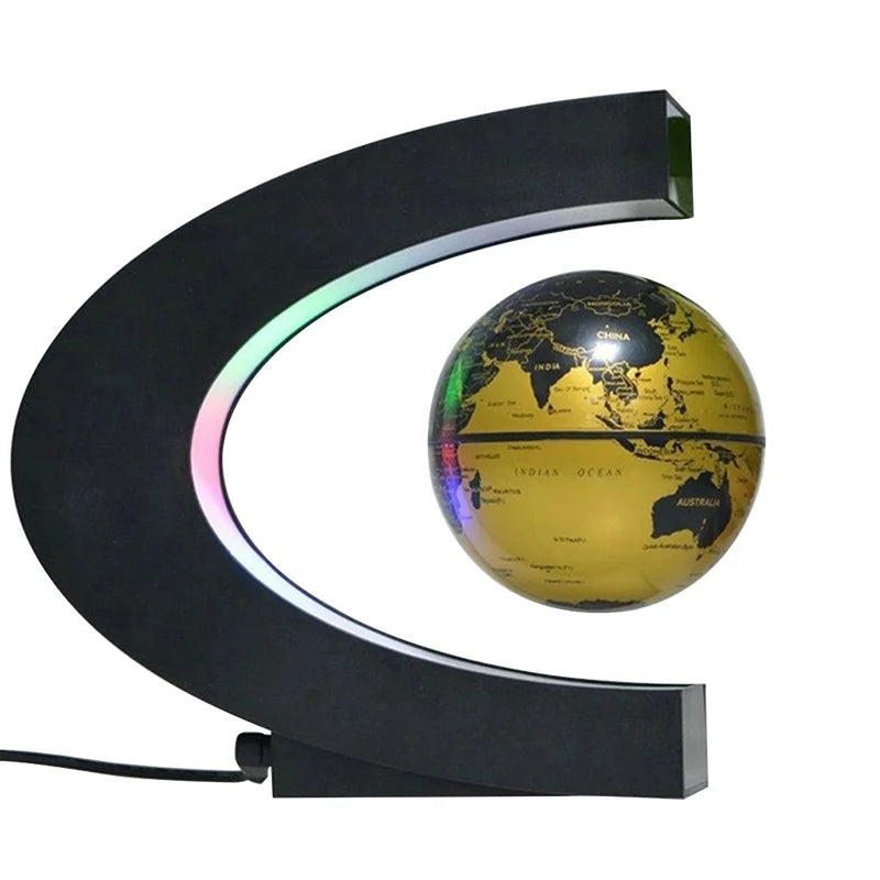 Levitação lâmpada globo mapa do mundo bola lâmpadas globo brilho levitação magnética led night light flutuante mundo terrestre novidade